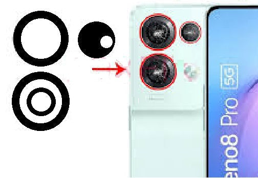 Oppo Reno 8 Pro 5G Camera Glass Lens  Oppo Reno 8 Pro 5G Camera Glass Lens